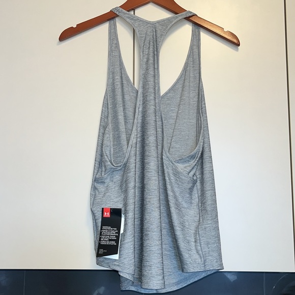 NWT Under Armour Gray Athletic Top - Picture 3 of 10